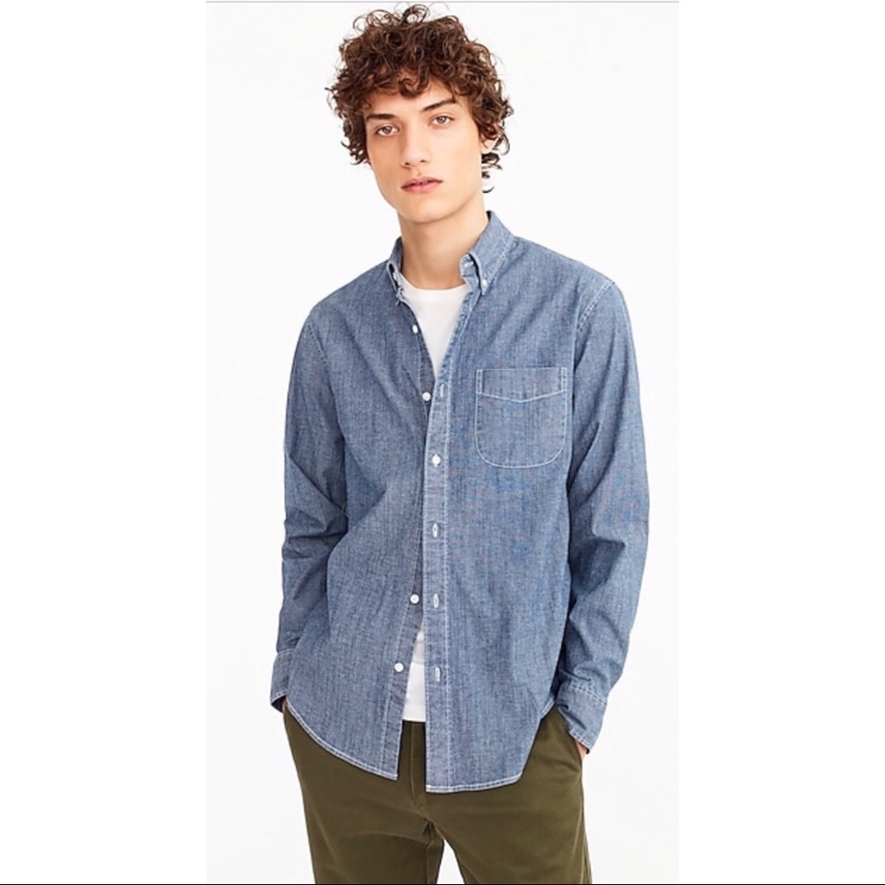 NWT’s, J. Crew Chambray Button Down Shirt